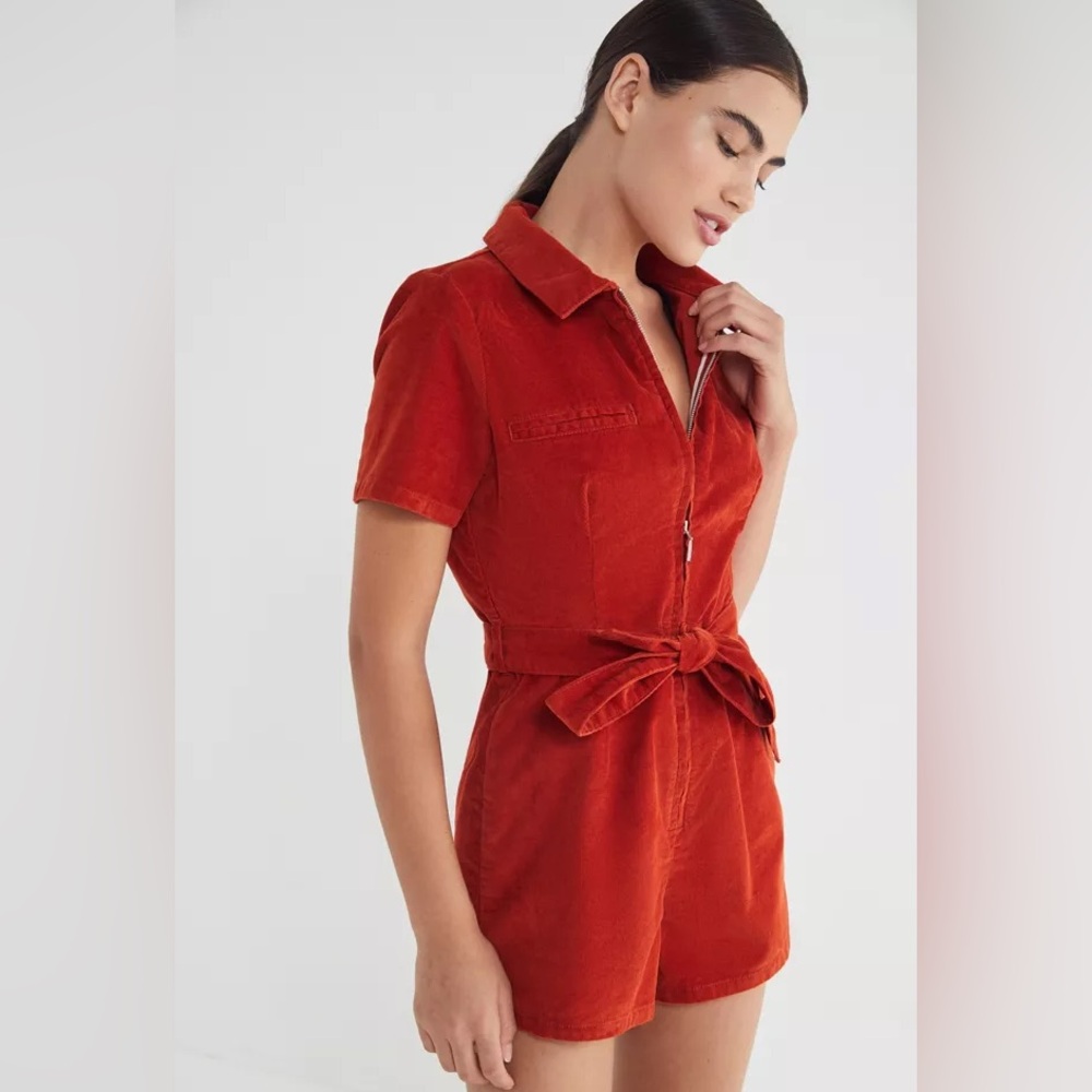 BDG Terracotta Corduroy Jumpsuit